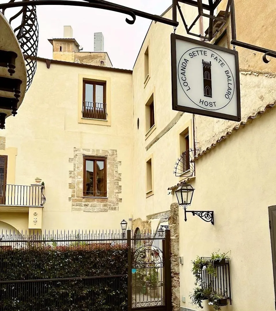 Locanda Sette Fate Spa E Solarium 팔레르모 2*,
